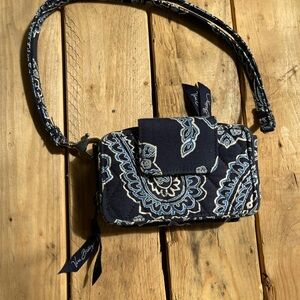 Vera Bradley wallet with lanyard
